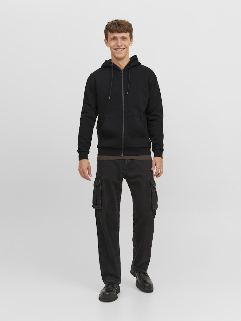 JACK & JONES Kapuzen Sweatjacke Black
