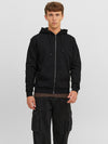JACK & JONES Kapuzen Sweatjacke Black