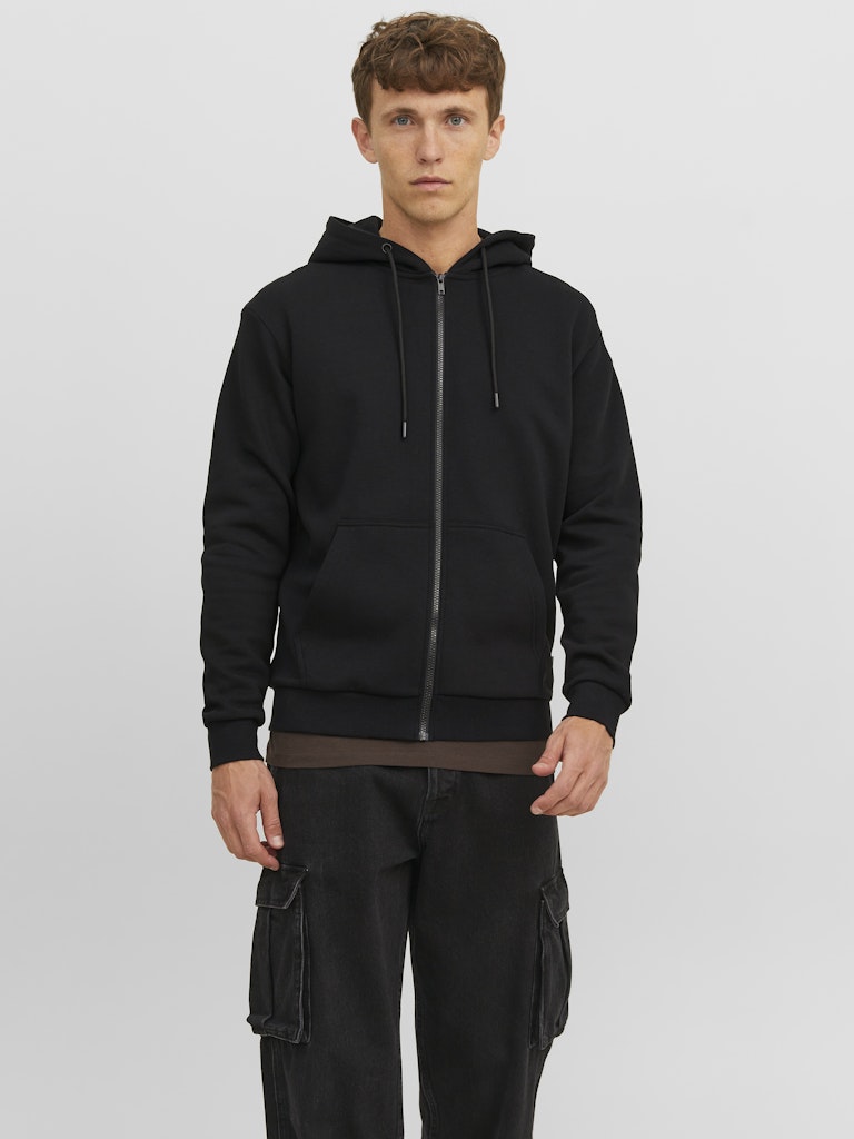 JACK & JONES Kapuzen Sweatjacke Black