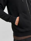 JACK & JONES Kapuzen Sweatjacke Black