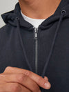 JACK & JONES Kapuzen Sweatjacke Black