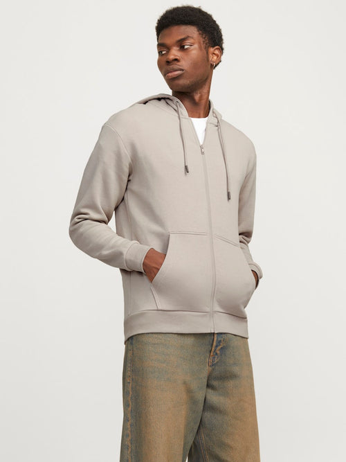 JACK & JONES Kapuzen Sweatjacke Moonbeam
