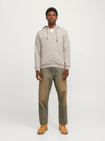 JACK & JONES Kapuzen Sweatjacke Moonbeam