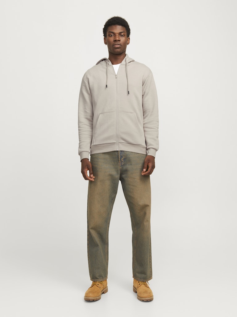 JACK & JONES Kapuzen Sweatjacke Moonbeam