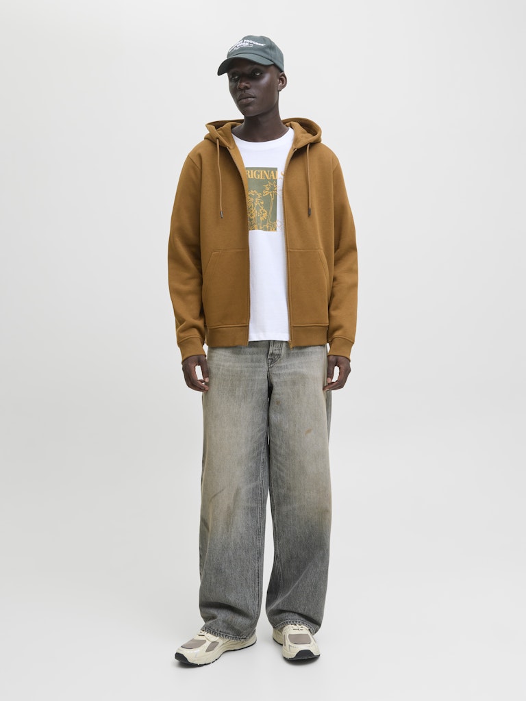 JACK & JONES Kapuzen Sweatjacke Monks Robe