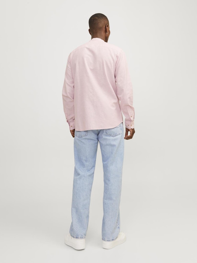 JACK & JONES Stehkragen Hemd Pink Nectar