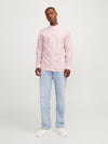 JACK & JONES Stehkragen Hemd Pink Nectar