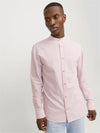 JACK & JONES Stehkragen Hemd Pink Nectar