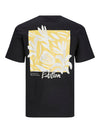 JACK & JONES Backprint T-Shirt Black