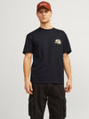 JACK & JONES Backprint T-Shirt Black