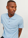 JACK & JONES Henley T-Shirt Cerulean