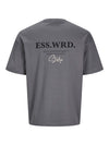 JACK & JONES Backprint T-Shirt Castlerock