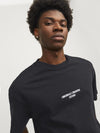 JACK & JONES Backprint T-Shirt Black