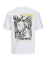 JACK & JONES Backprint T-Shirt Bright White