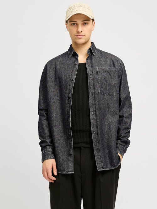 JACK & JONES Jeans Hemd Black Denim