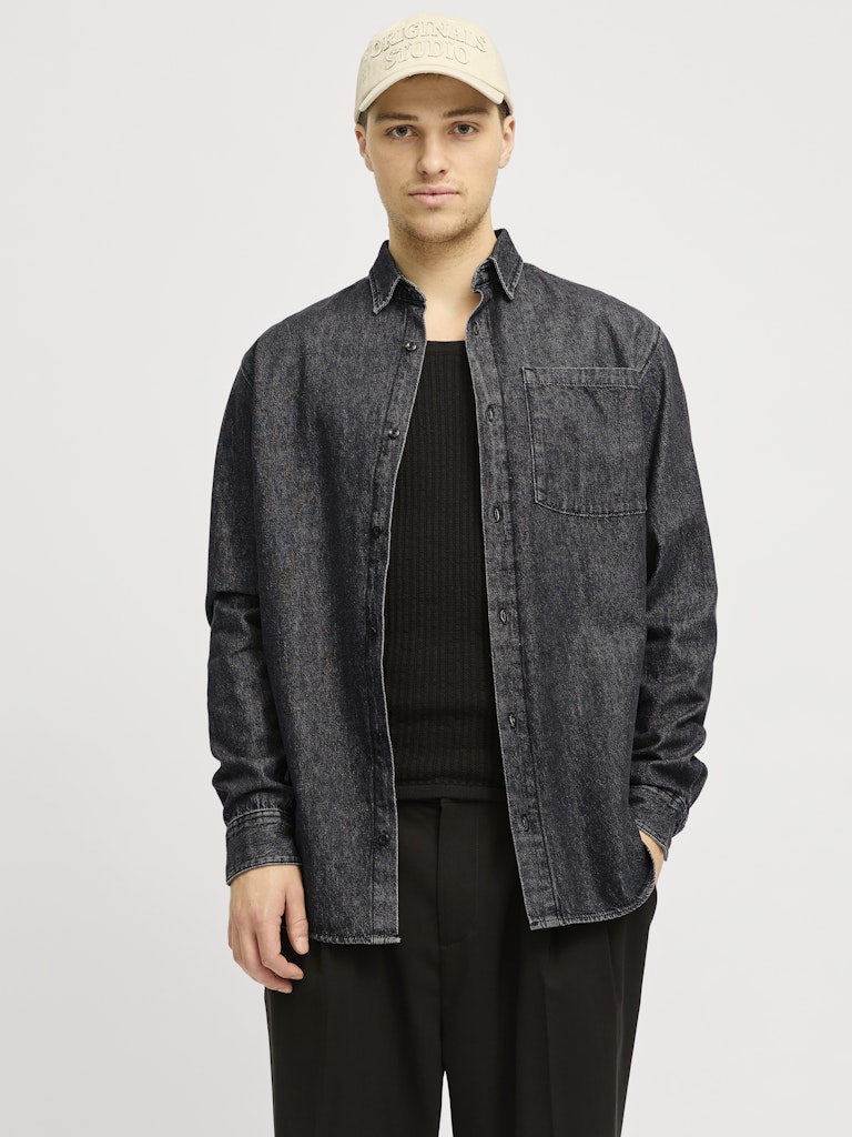JACK & JONES Jeans Hemd Black Denim