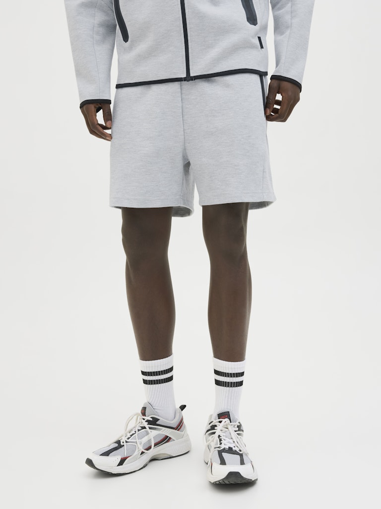 JACK & JONES Sweat Shorts Light Grey Melange