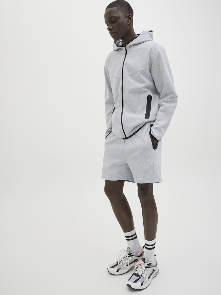 JACK & JONES Sweat Shorts Light Grey Melange