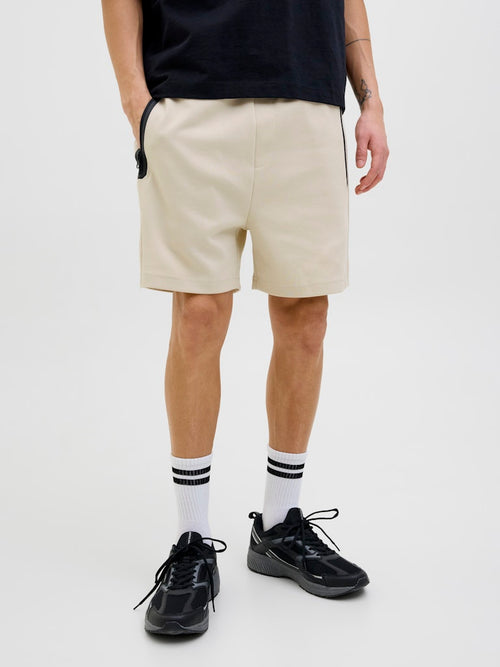 JACK & JONES Sweat Shorts Moonbeam Melange