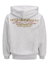JACK & JONES Backprint Hoodie White Melange