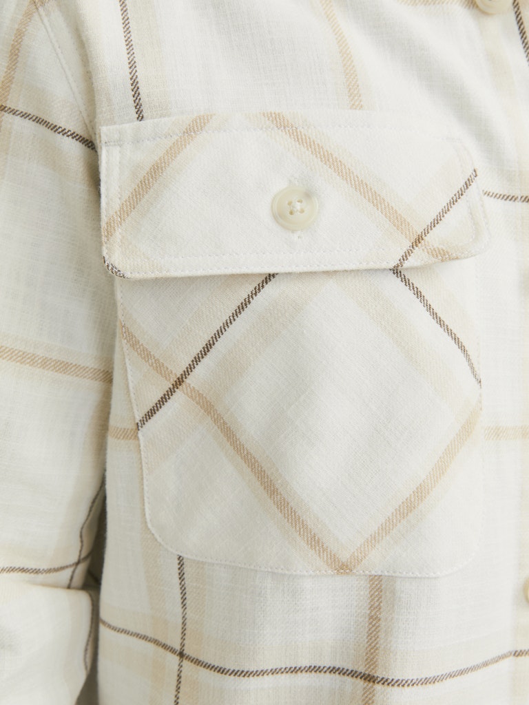 JACK & JONES Karo Overshirt Cloud Dancer
