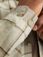 JACK & JONES Karo Overshirt White Pepper