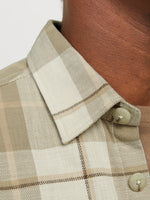 JACK & JONES Karo Overshirt White Pepper