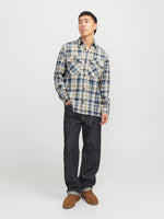 JACK & JONES Karo Overshirt Chambray Blue