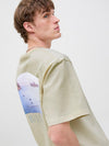 JACK & JONES Backprint T-Shirt Antique White