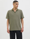 JACK & JONES Strick Polo Dried Sage Black