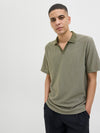 JACK & JONES Strick Polo Dried Sage Black