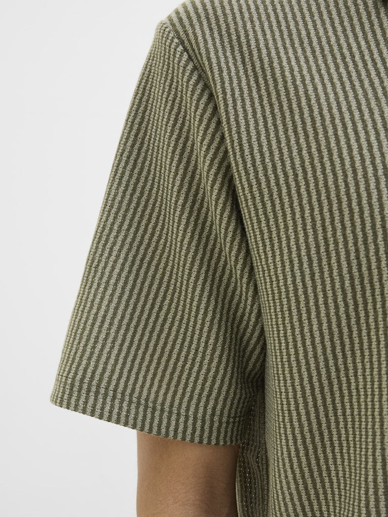 JACK & JONES Strick Polo Dried Sage Black