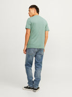 JACK & JONES Henley T-Shirt Lily Pad