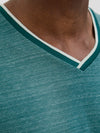 JACK & JONES V Neck T-Shirt Deep Teal