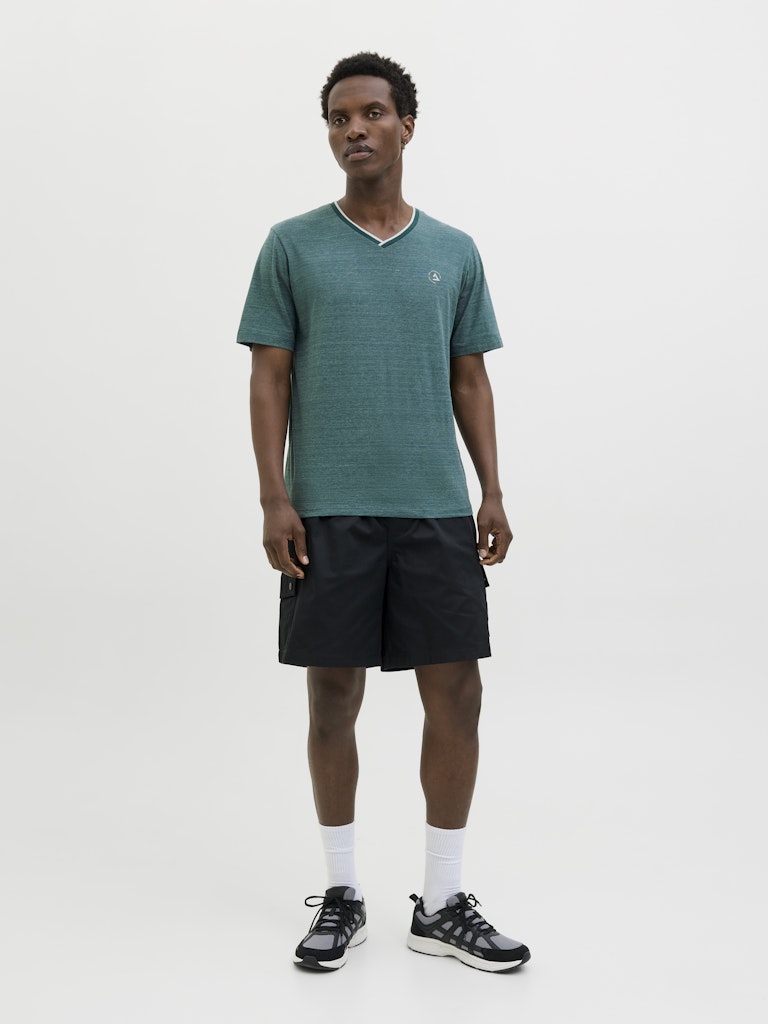 JACK & JONES V Neck T-Shirt Deep Teal