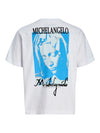 JACK & JONES Backprint T-Shirt Bright White Michelangelo