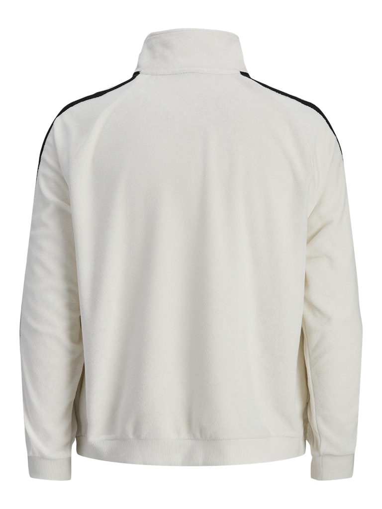 JACK & JONES Frottee Sweatjacke Cloud Dancer