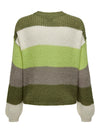 JDY Streifen Pullover Winter Moss