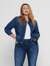 ONLY CARMAKOMA Jeans Jacke Medium Blue Denim