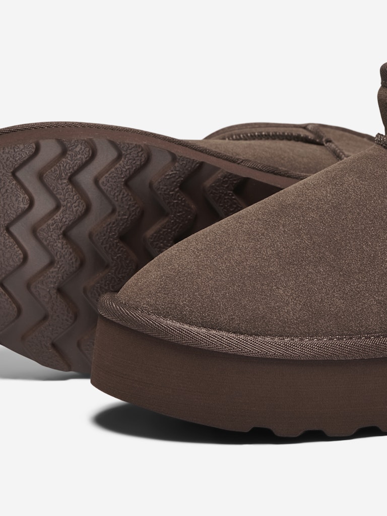ONLY SHOES Gefütterte Teddy Boots Chestnut
