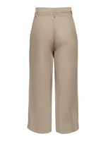ONLY Leinen Culotte Oxford Tan