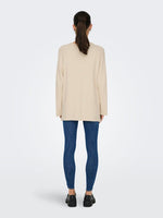 ONLY O Neck Pullover Birch