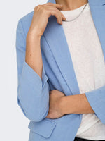 ONLY Leinen Blazer Bel Air Blue