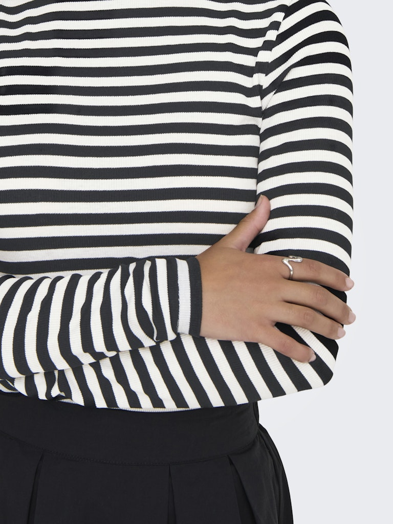ONLY T-Shirt Black White