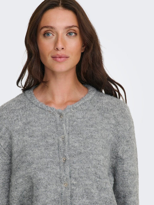 ONLY Cardigan Light Grey Melange