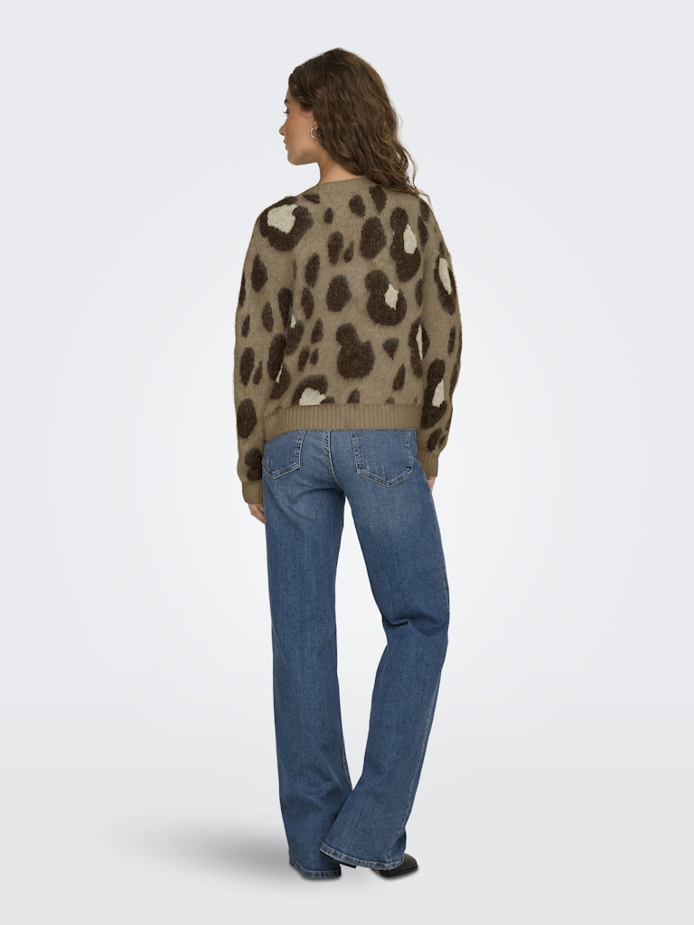 ONLY Strick Cardigan Cocoa Créme Chestnut