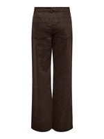 ONLY Highwaist Wide Leg Leo Jeans Chicory Coffee