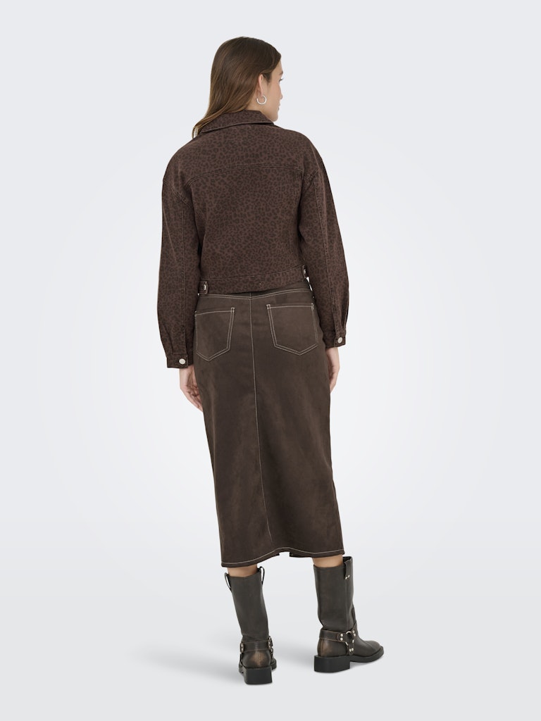 ONLY Leo Jeans Jacke Chicory Coffee