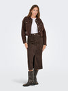 ONLY Leo Jeans Jacke Chicory Coffee