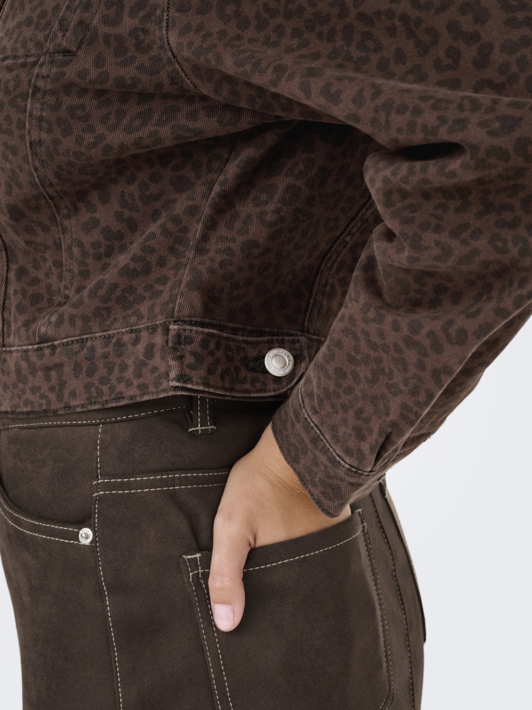 ONLY Leo Jeans Jacke Chicory Coffee